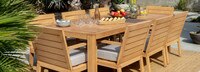 Capri™ 9 Piece Dining Set - Cast Silver