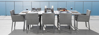 Portofino® Sling 9 Piece Dining Set - Space Gray