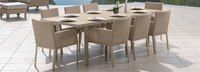 Portofino® Sling 9 Piece Dining Set - Space Gray