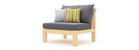 Benson™ Armless Chairs - Charcoal Gray