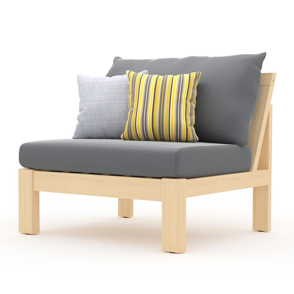 Benson™ Armless Chairs - Charcoal Gray