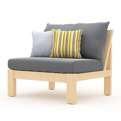 Benson™ Armless Chairs - Charcoal Gray