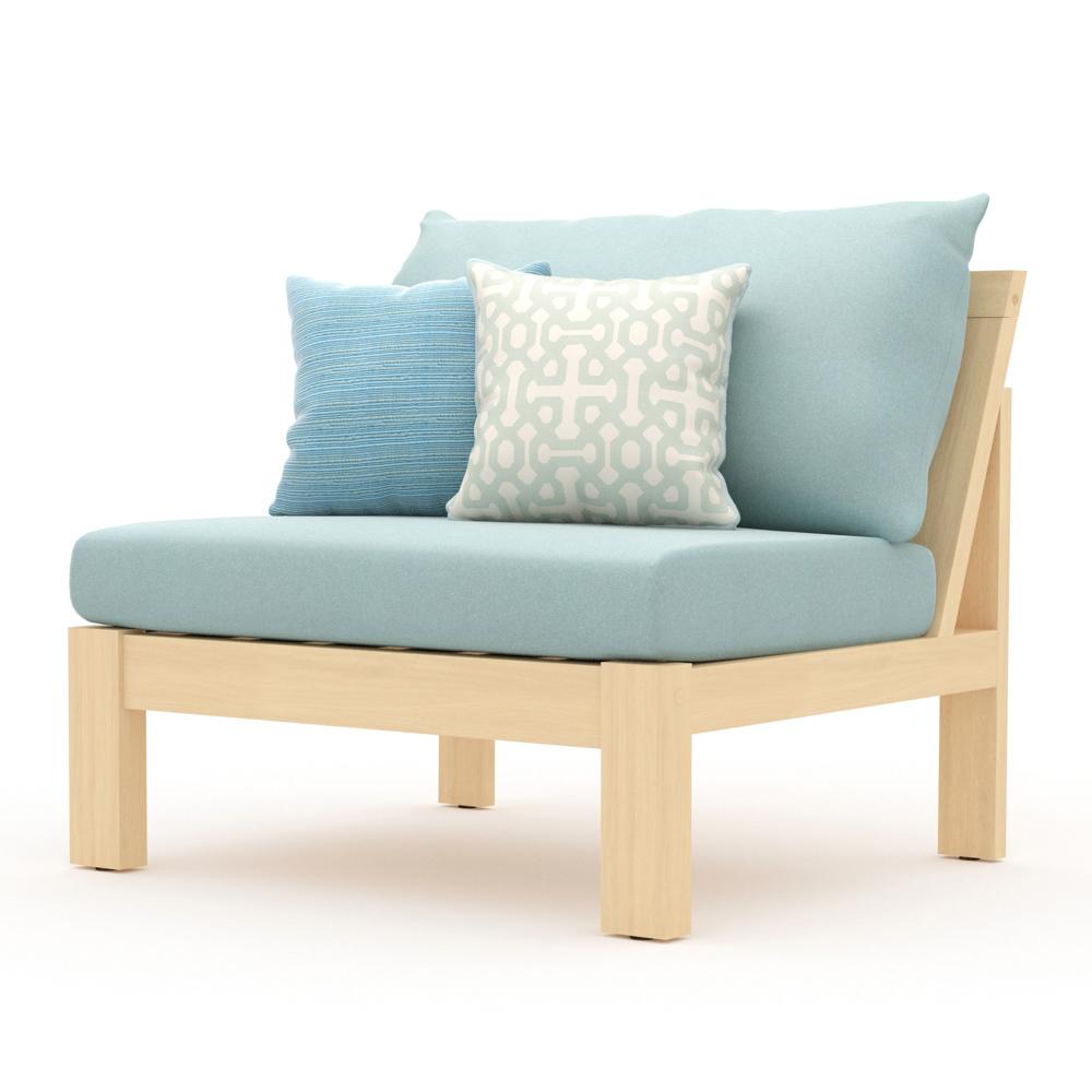 Benson™ Armless Chairs - Spa Blue