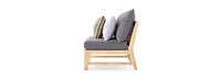 Kooper™ Armless Chairs - Charcoal Gray