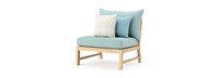 Kooper™ Armless Chairs - Spa Blue