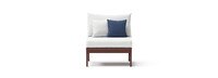 Vaughn™ Set of 2 Outdoor Armless Chairs - Bliss Ink