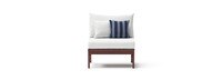 Vaughn™ Set of 2 Outdoor Armless Chairs - Centered Ink