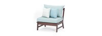 Vaughn™ Set of 2 Outdoor Armless Chairs - Spa Blue