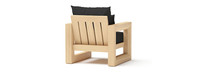 Benson™ Set of 2 Sunbrella® Outdoor Club Chairs - Canvas Black