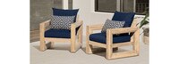 Benson™ Club Chairs - Spa Blue