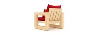 Benson™ Club Chairs - Sunset Red