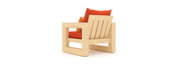 Benson™ Club Chairs - Tikka Orange