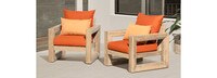 Benson™ Club Chairs - Tikka Orange