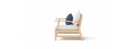 Kooper™ Set of 2 Sunbrella® Outdoor Club Chairs - Bliss Ink