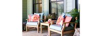 Kooper™ Set of 2 Sunbrella® Outdoor Club Chairs - Bliss Ink