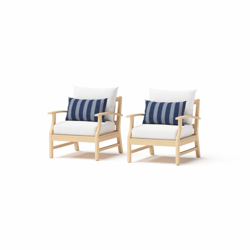 Kooper™ Club Chairs - Centered Ink