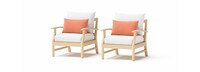 Kooper™ Club Chairs - Cast Coral