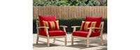Kooper™ Set of 2 Sunbrella® Outdoor Club Chairs - Navy Blue