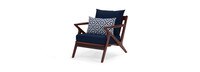 Vaughn™ Set of 2 Outdoor Club Chairs - Navy Blue