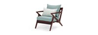 Vaughn™ Set of 2 Outdoor Club Chairs - Spa Blue