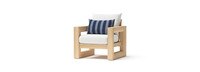 Benson™ 5 Piece Club Chair & Ottoman Set - Centered Ink
