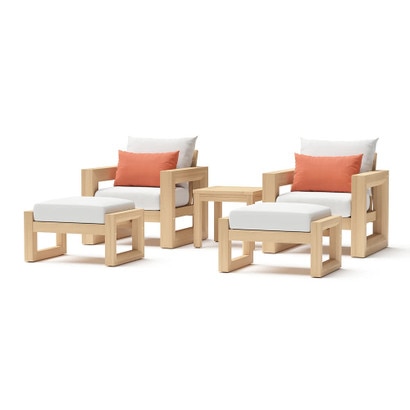 Benson™ 5 Piece Club Chair & Ottoman Set