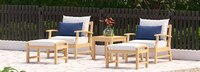 Kooper™ 5 Piece Club Chair & Ottoman Set - Bliss Ink