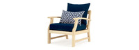 Kooper™ 5 Piece Sunbrella® Outdoor Club Chair & Ottoman Set - Navy Blue
