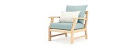Kooper™ 5 Piece Sunbrella® Outdoor Club Chair & Ottoman Set - Spa Blue