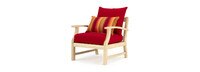 Kooper™ 5 Piece Club Chair & Ottoman Set - Sunset Red