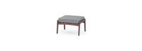 Vaughn™ 5 Piece Outdoor Club Chair and Ottoman Set - Charcoal Gray