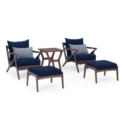 Vaughn™ 5 Piece Club Chair & Ottoman Set