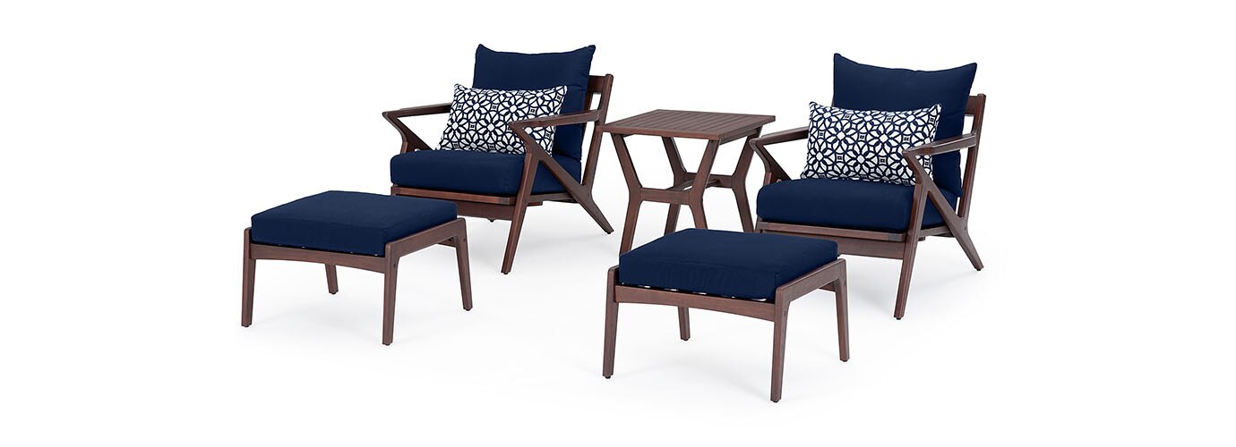 RST Brands Vaughn Club Chair and Ottoman Set