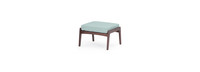Vaughn™ 5 Piece Sunbrella® Outdoor Club Chair & Ottoman Set - Spa Blue