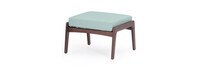 Vaughn™ Set of 2 Outdoor Club Ottomans - Spa Blue