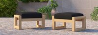 Benson™ Club Ottomans - Bliss Blue