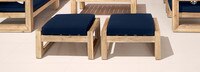 Benson™ Club Ottomans - Bliss Blue