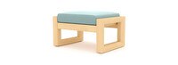 Benson™ Club Ottomans - Spa Blue