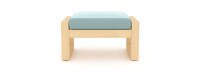 Benson™ Club Ottomans - Spa Blue