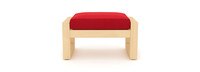 Benson™ Club Ottomans - Sunset Red