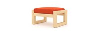 Benson™ Club Ottomans - Tikka Orange