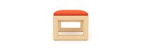 Benson™ Club Ottomans - Tikka Orange