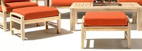 Kooper™ Club Ottomans - Bliss Linen