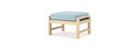 Kooper™ Club Ottomans - Spa Blue