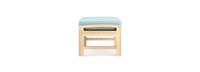 Kooper™ Club Ottomans - Spa Blue