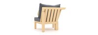 Benson™ Corner Chair - Charcoal Gray
