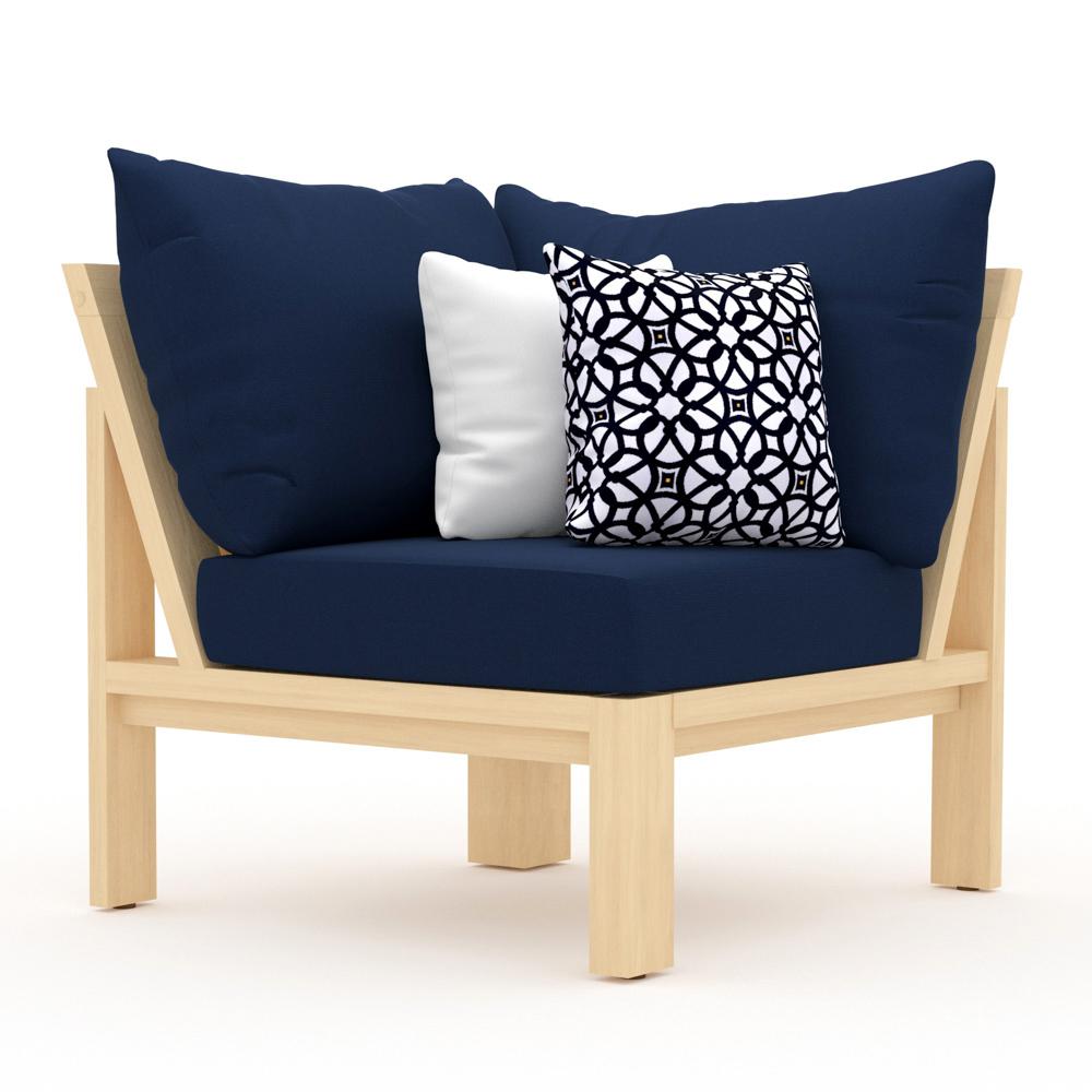 Benson™ Sunbrella® Outdoor Corner Chair - Navy Blue