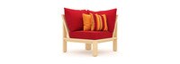 Benson™ Sunbrella® Outdoor Corner Chair - Sunset Red