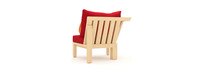 Benson™ Sunbrella® Outdoor Corner Chair - Sunset Red