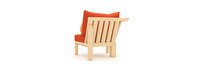 Benson™ Corner Chair - Tikka Orange